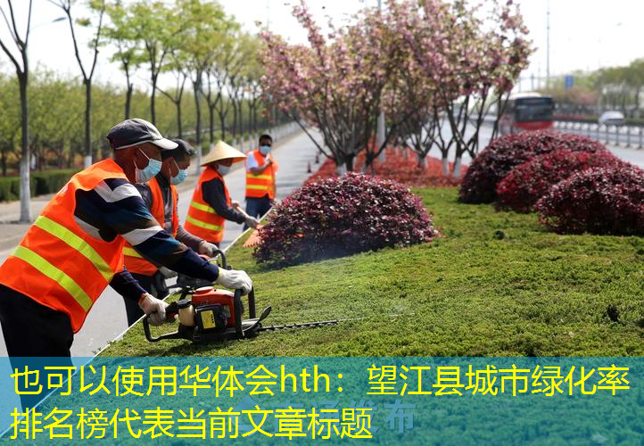 望江县城市绿化率排名榜